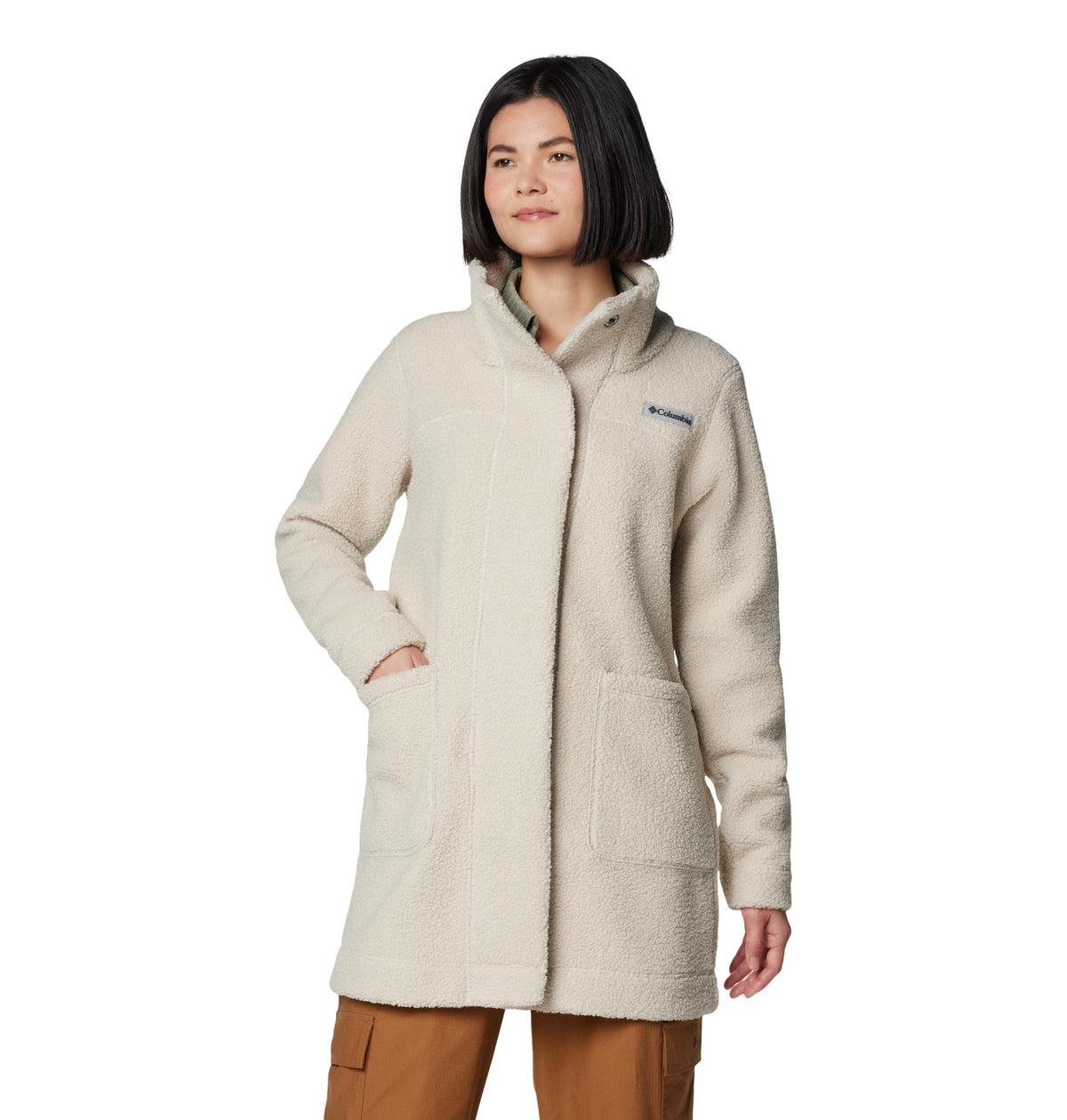 Columbia Women's Panorama Long Jacket, Dark Stone, 2X Plus