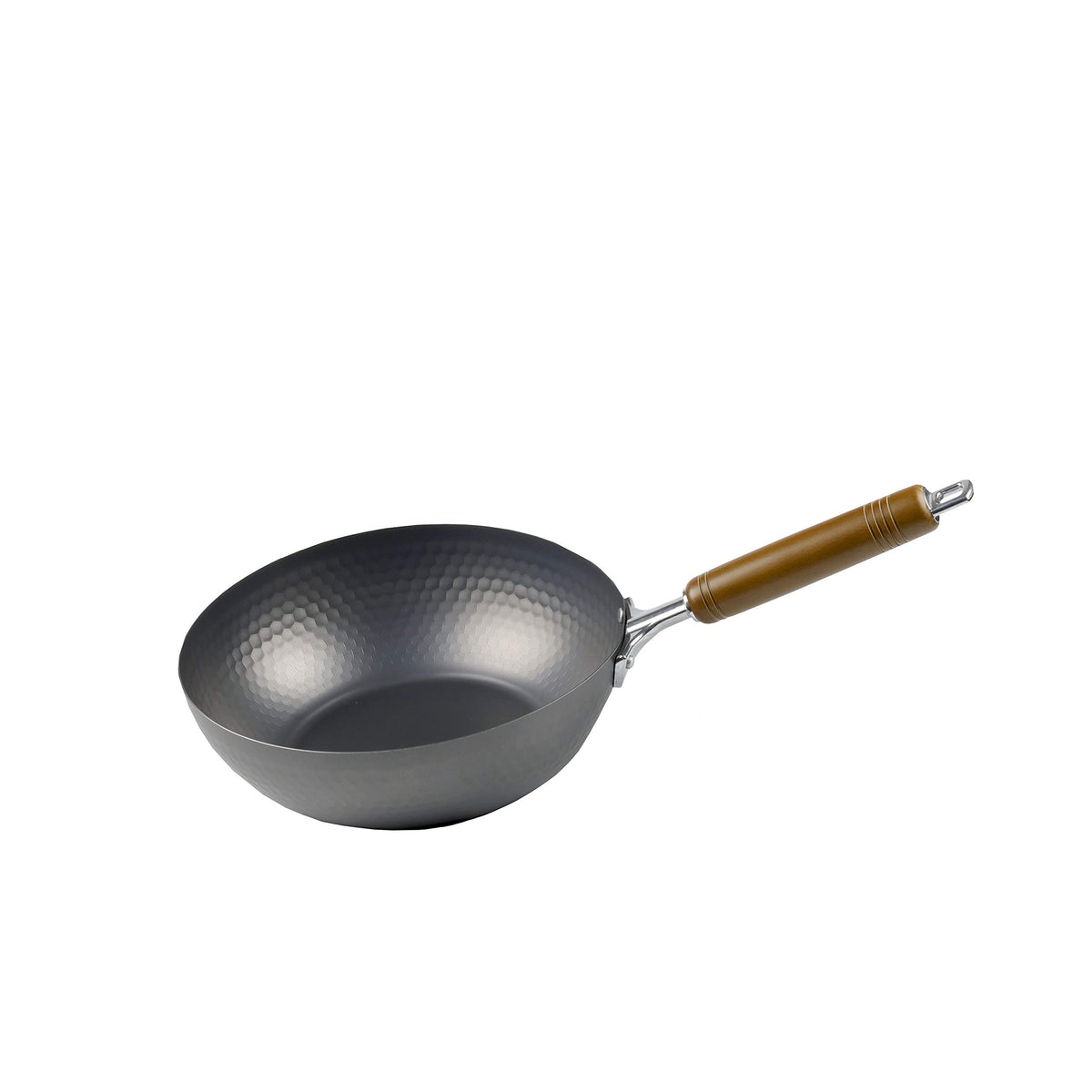 Pearl Metal HB-4289 Frying Pan, Black, 9.4 inches (24 cm), Lightweight and Rust Resistant Iron Oyster Pot