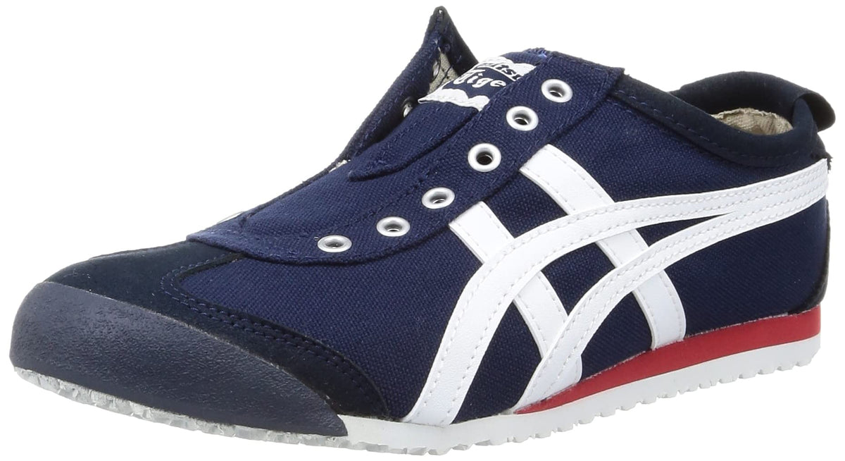 Onitsuka Tiger Unisex's Mexico 66 Slip-on1 Sneakers, Navy Off White 02, 24.5 cm