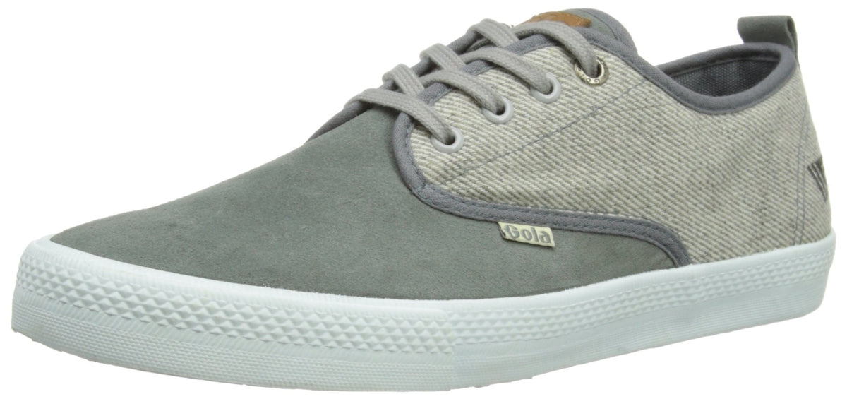 Gola Men's Falcon Tweed Mix Fashion Sneaker,Light Grey Tweed/Grey,10 M US