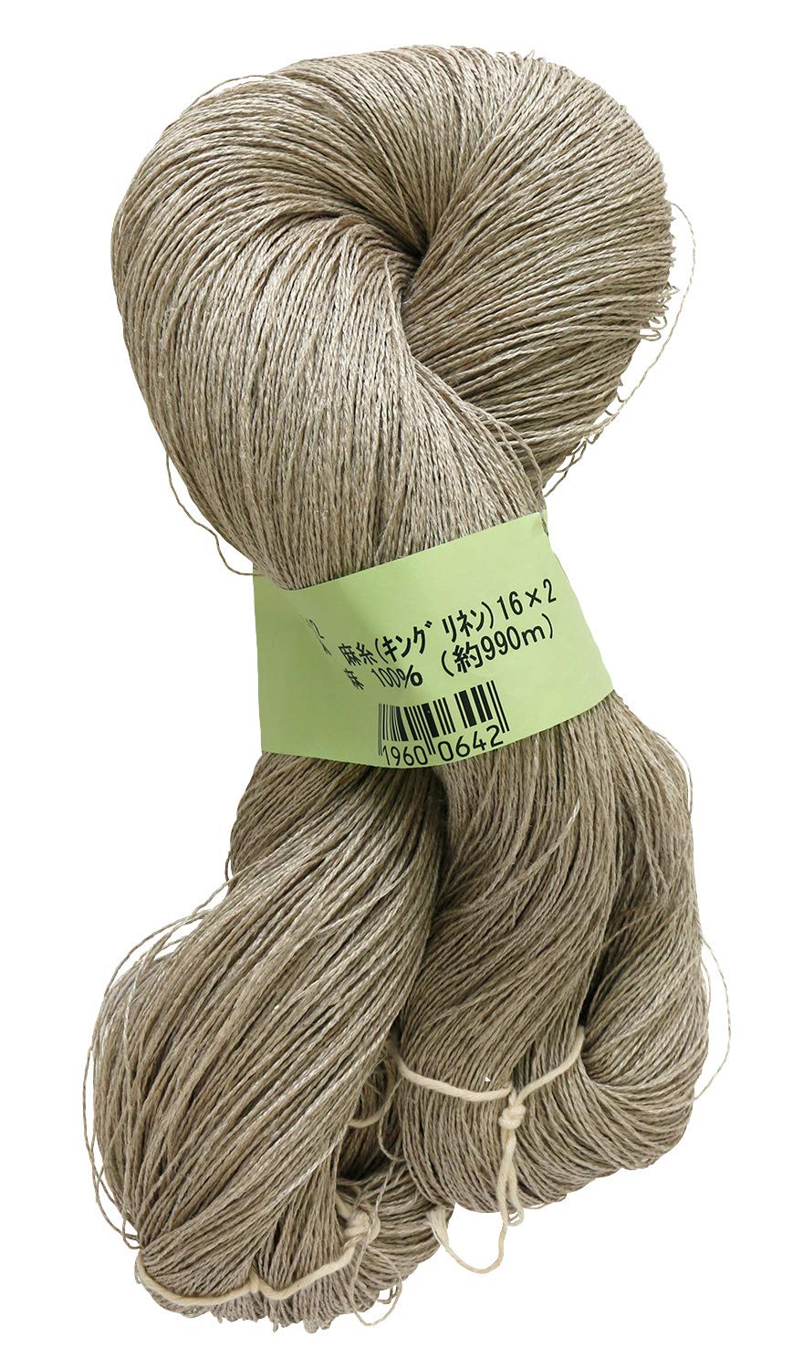 Ikukawa Shoten Woven Thread, Knitting Thread, Hemp Thread King Linen, Approx. φ0.04 inch (1 mm) x 390 ft (990 m) Roll ON12