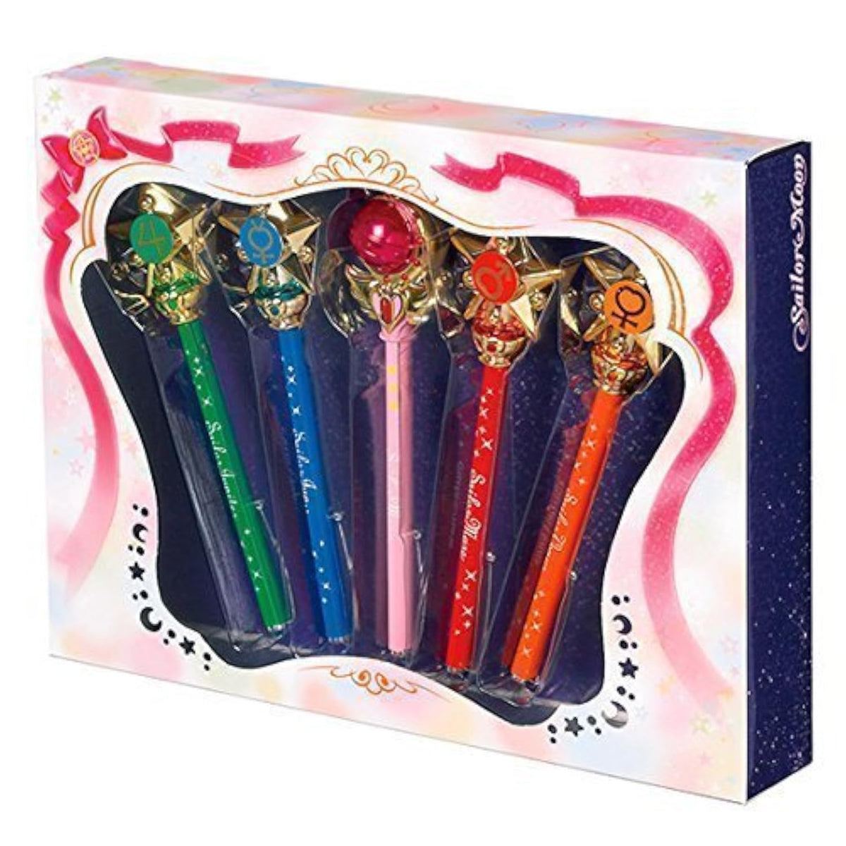 Bandai Sailor Moon Prism Stationery Pointer Ballpoint Pen Planet Attack Set by Bandai