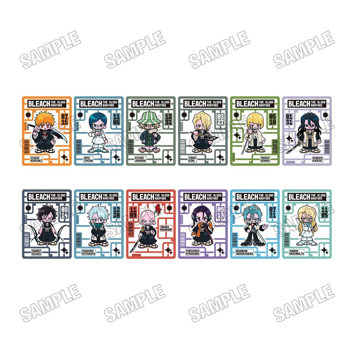 Medicos Entertainment TV Anime Bleach Millennium Blood War Clear Card Collection, 1 Box, Approx. H 3.5 x W 2.5 inches (88 x 63 mm), PET