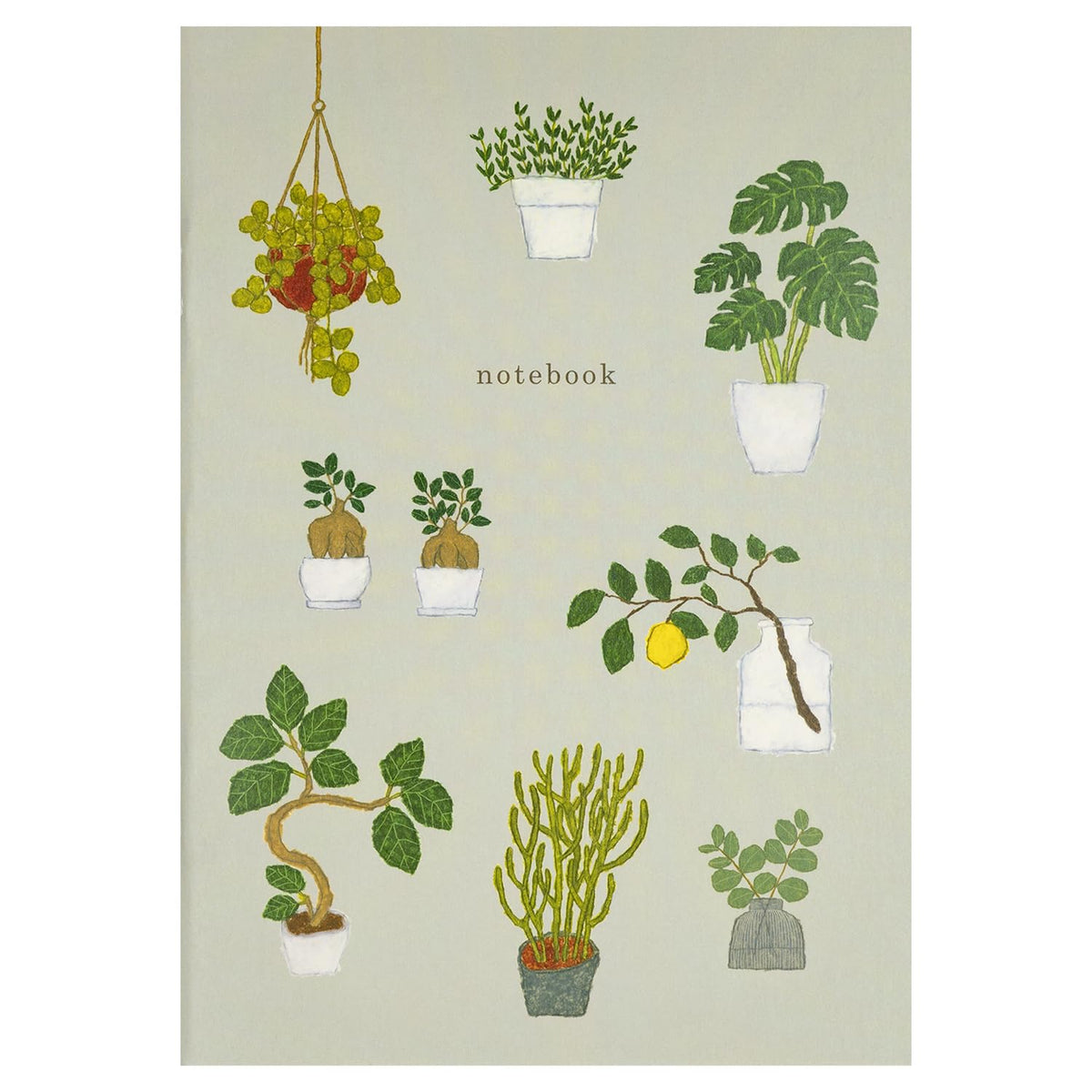Greeting Life Yusuke Yonezu A5 Notebook House Plant YZN-404 Green