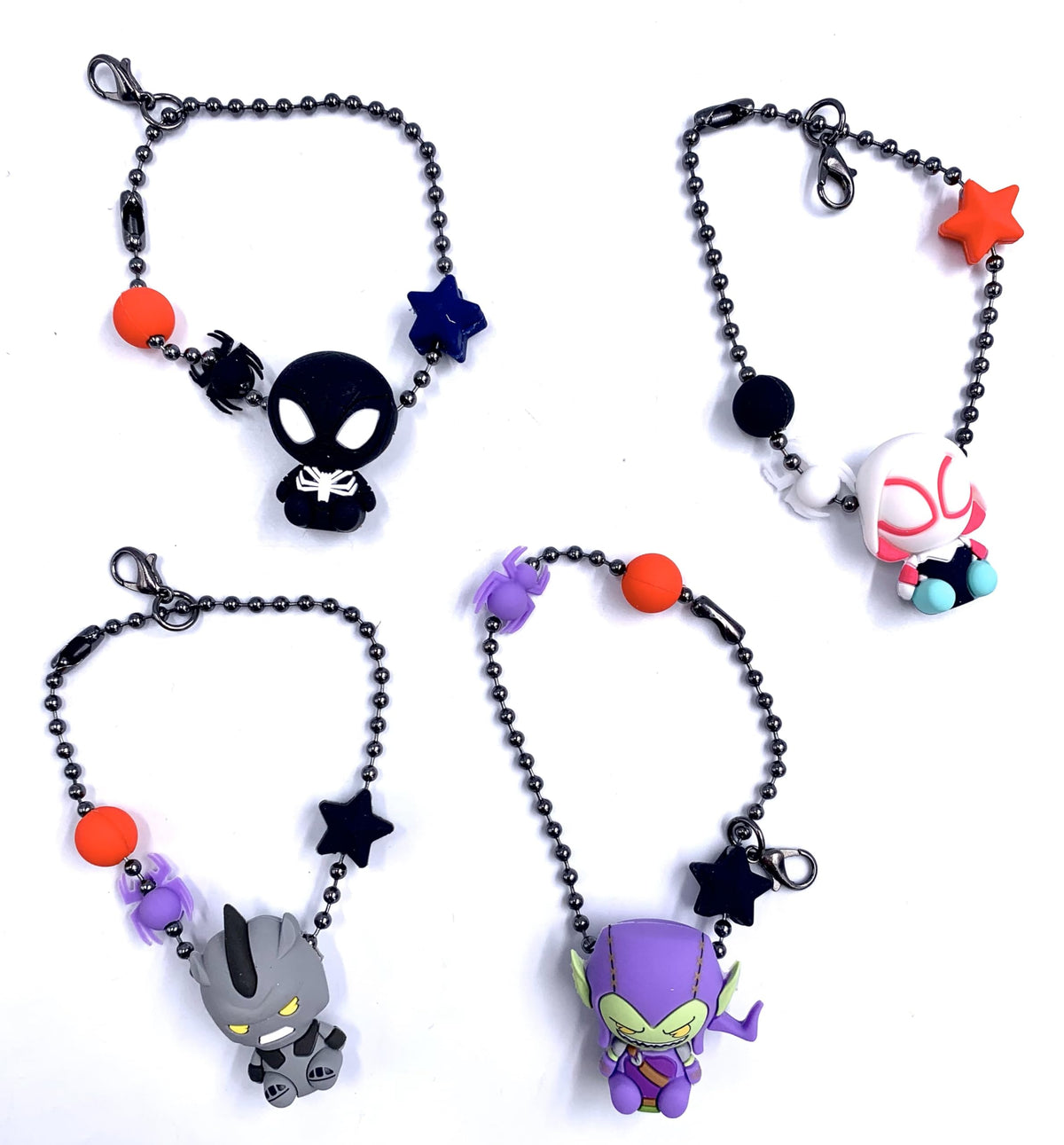 Spider-Man Charm Series 1 – 5" Collectible Bag Clip – Blind Bag (ONE Random Character) – Marvel Superhero Keychain/Backpack Accessory | Official Licensed Merchandise