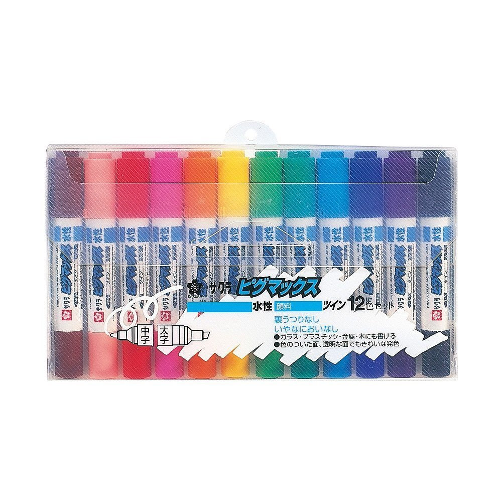 SAKURA ZPK-T12 Pigmax Twin, 12 Colors