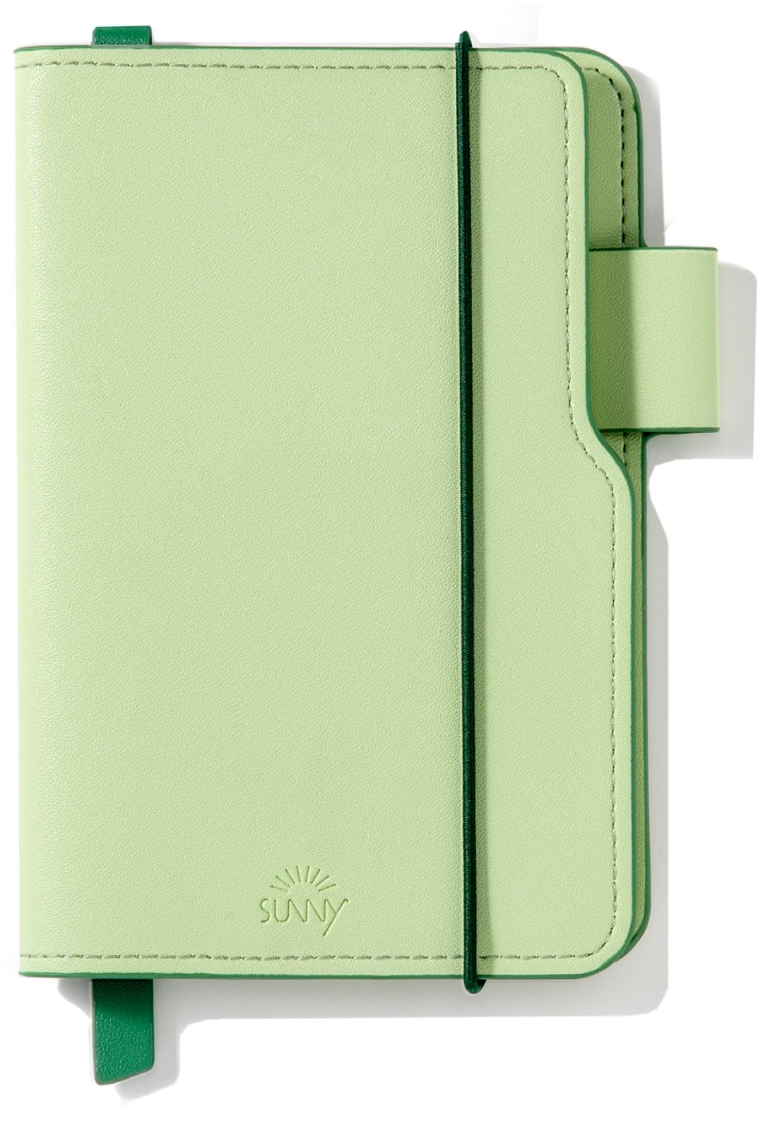 Iroha Publication L-LSLN-P-07 Mini Notebook, A6 Modified, SUNNY Light Note Book, Unruled, Lime Green