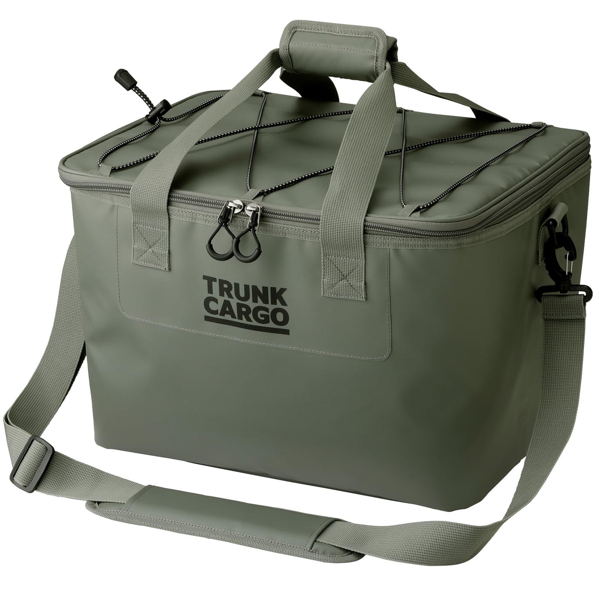RISU GHON262 Squirrel Cooler Bag, Cooler Box, Trunk Cargo, Soft Cooler, 6.3 gal (26 L), Moss Gray, Foldable Storage, Camping, Outdoors, Large Capacity, Lightweight, Outdoor Waterproof Bag