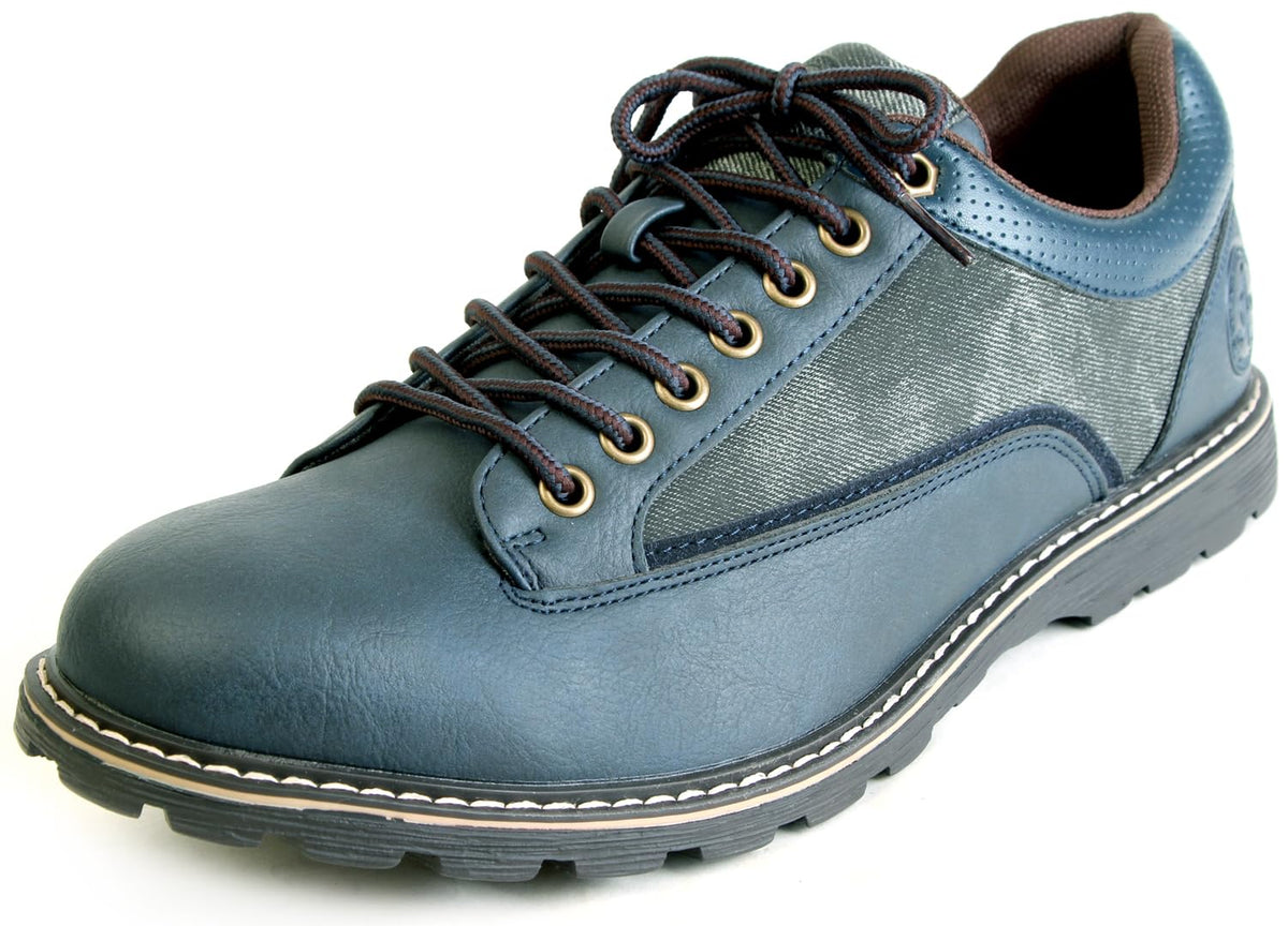 ALPHA CUBIC(アルファキュービック) Men's Casual Shoes, Navy, 25.0 cm