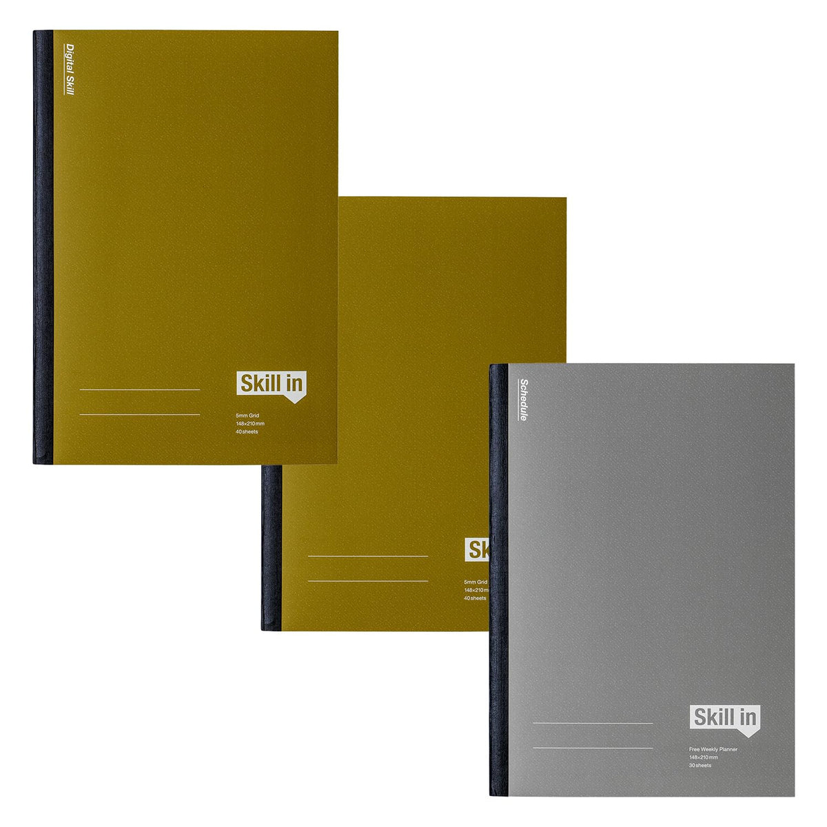 アピカ Apica CFSA5002T Skill-In Notebook for Re-Learning for Working People, A5, Digital, Pack of 2, Schedule, Set of 1