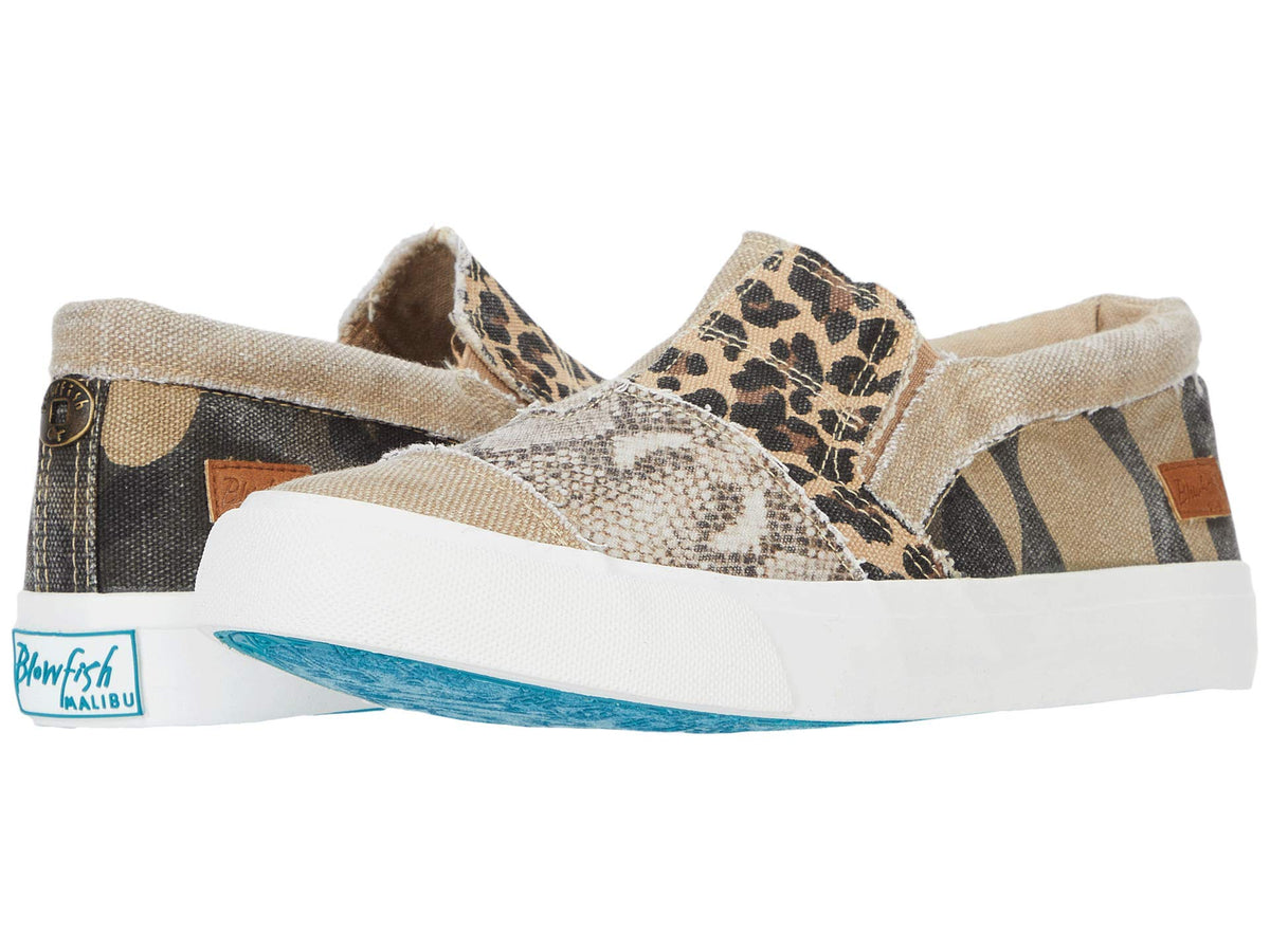 Blowfish Malibu Maddox Natural Snake Print/Brush Metallic/Leopard/Camoflauge 7.5 M