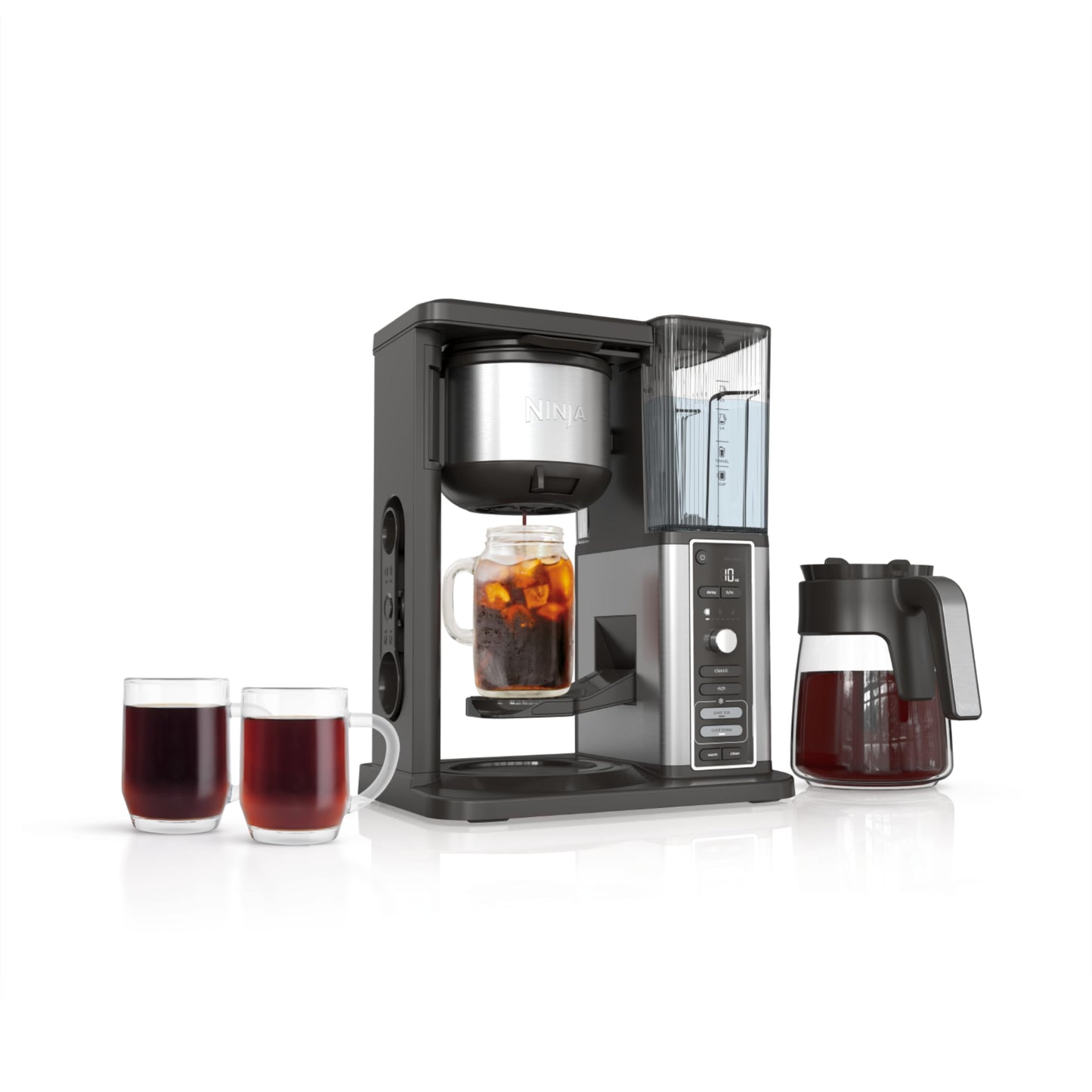 Ninja Hot & Iced XL Coffee Maker with Rapid Cold Brew, Black, CM371