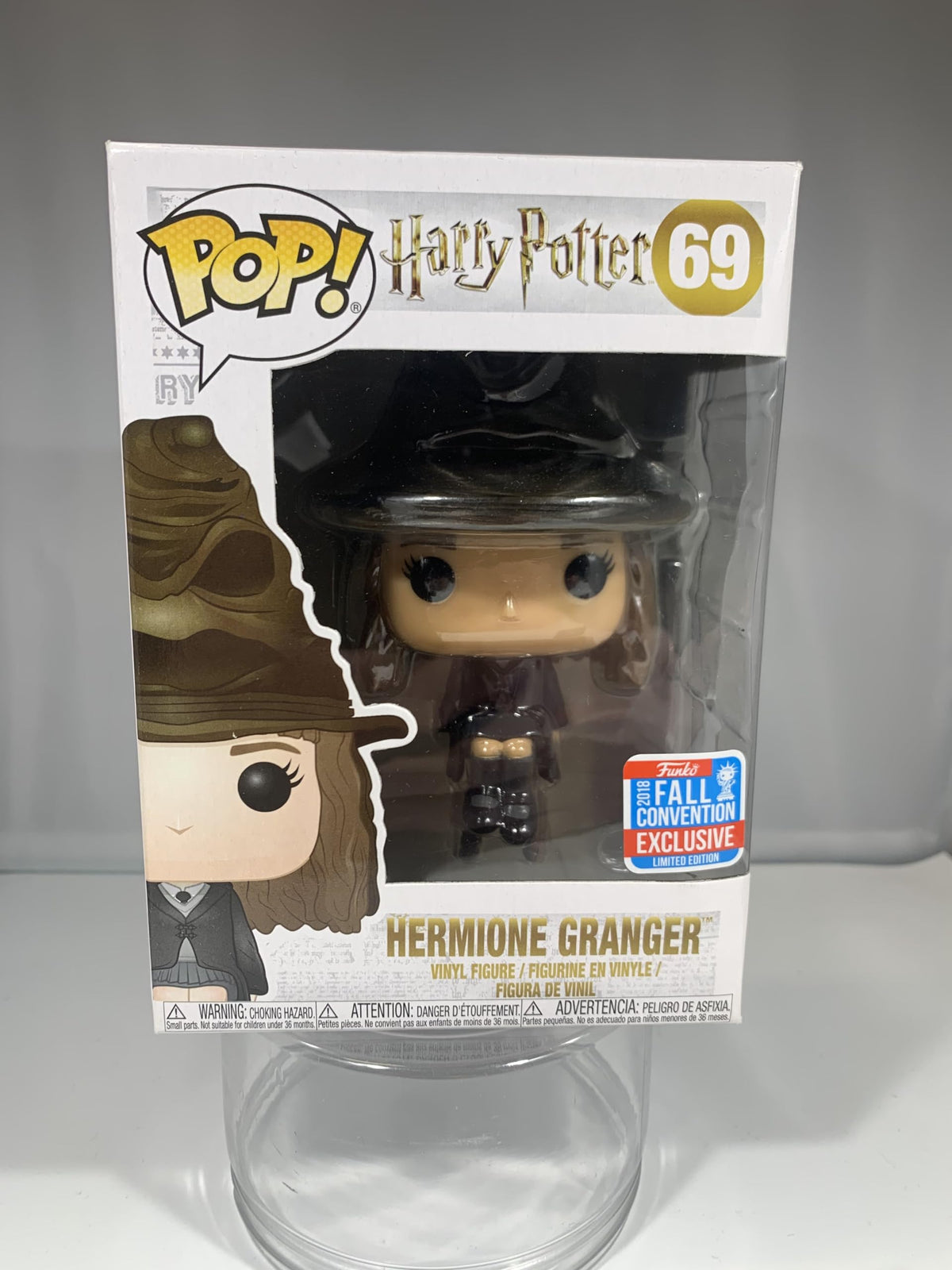 Harry Potter Funko POP Hermione with Sorting Hat Fall Convention