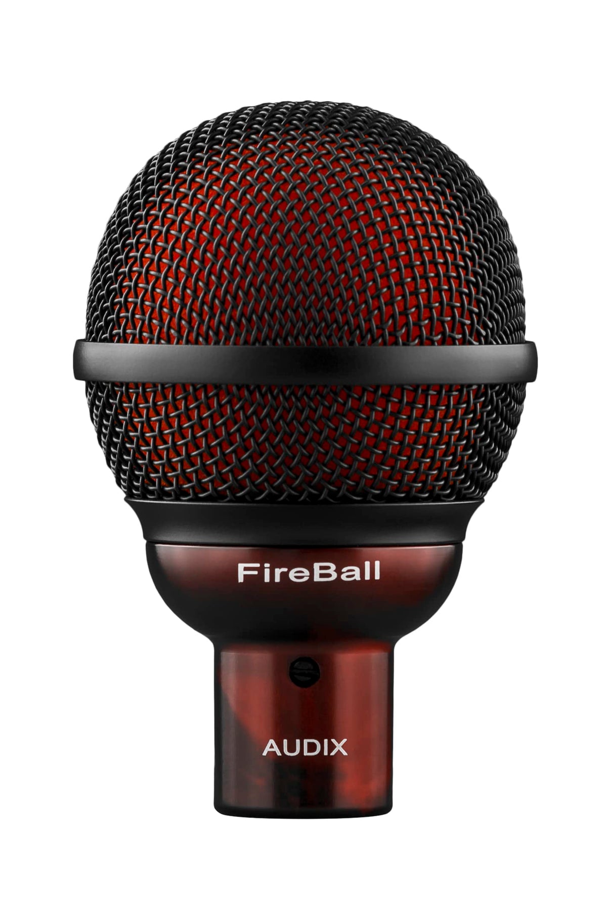 AUDIX Fireball Dynamic Harmonica Microphone and Harp Mic - Black/Red
