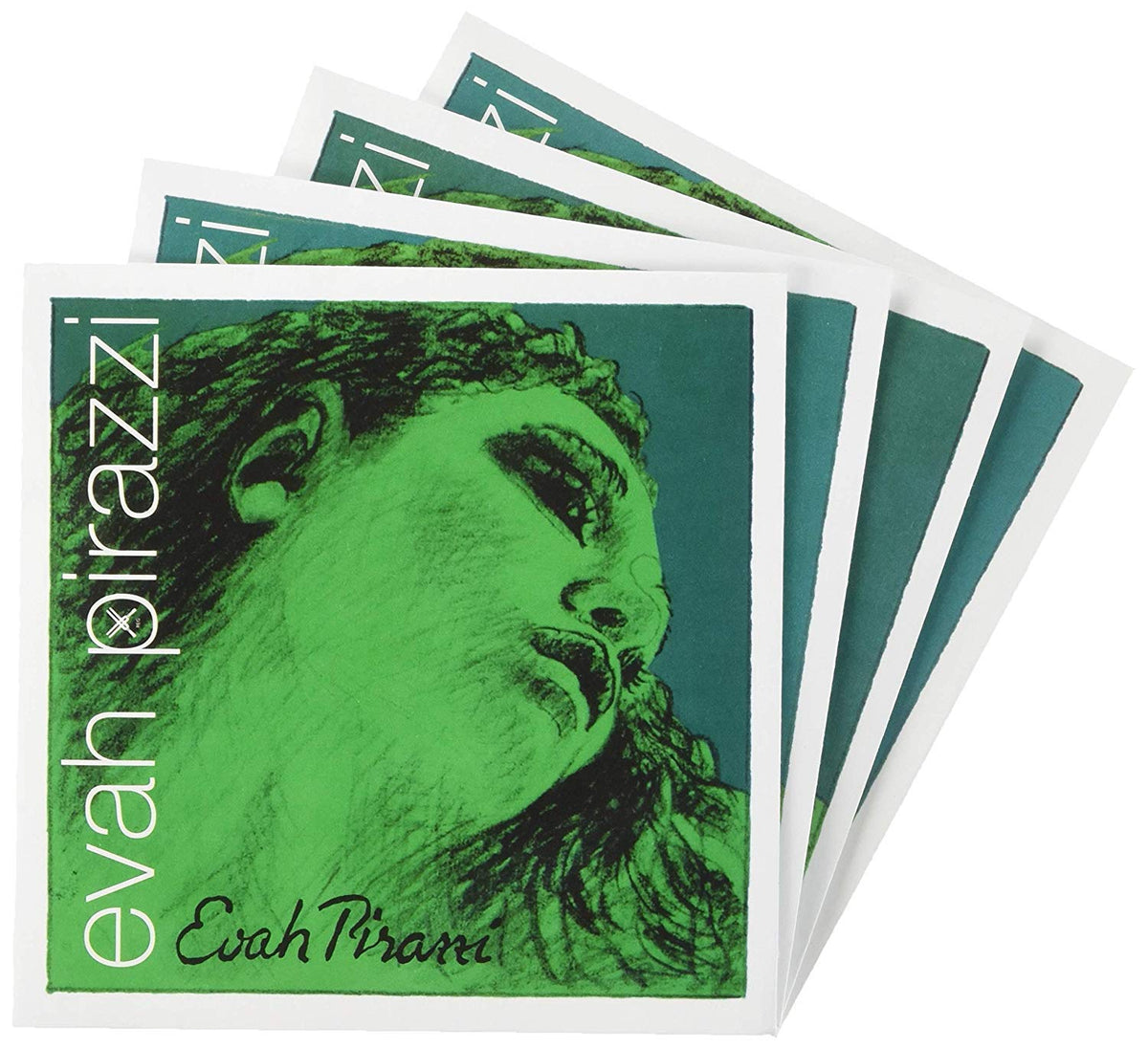 EVAH PIRAZZI Eva Pilazzi Violin String Set (E Wire: Silver Steel, Ball End)
