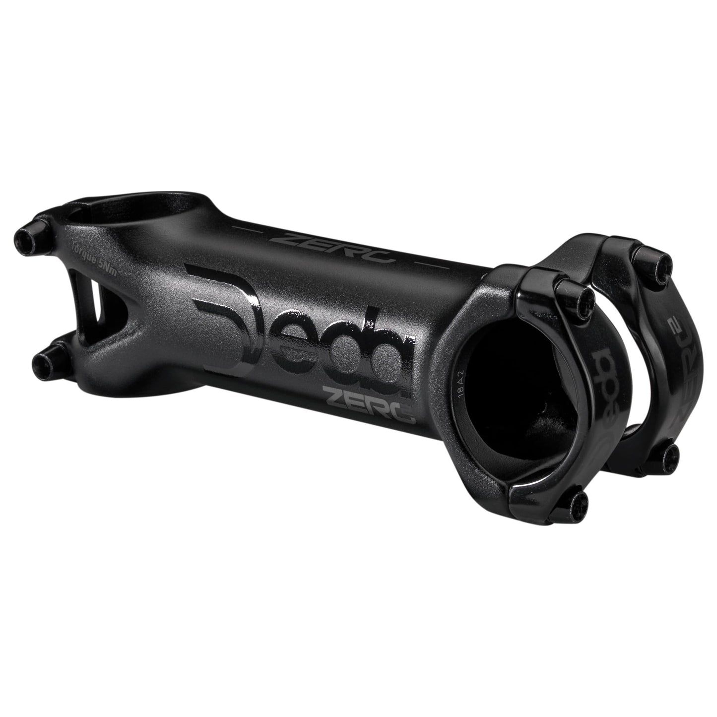 Deda Elementi Unisex's Zero 2 Stem, Polished on Black, 80mm