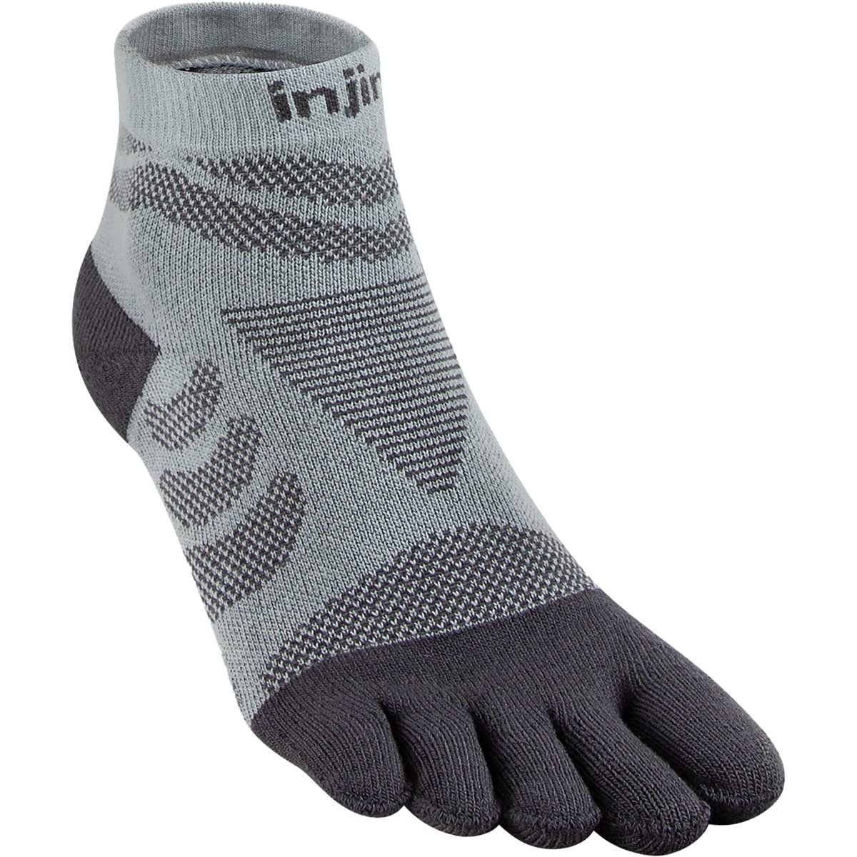 Injinji Women's Ultra Run Mini-Crew (X-Small/Small, Slate)