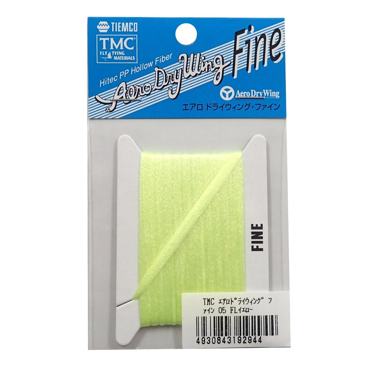 TIEMCO Fly Tying TMC Aero Dry Wing Fine FL Yellow #05