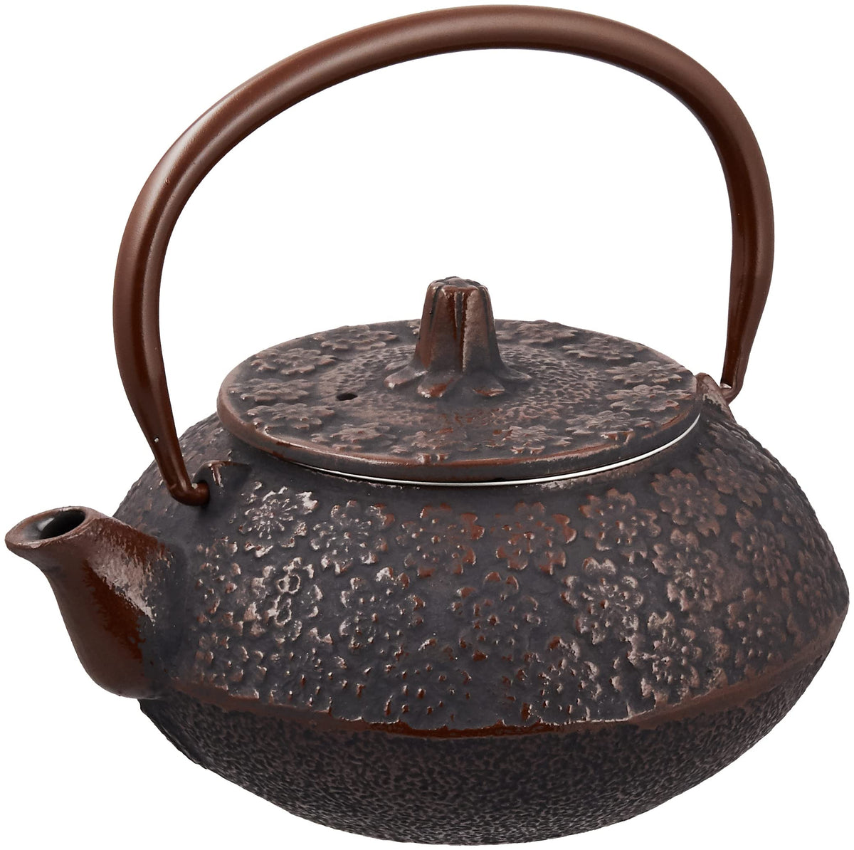 Tonami Shoten 102-12 Teapot, Black, 1.2 gal (0.5 L), Round Cherry Blossom