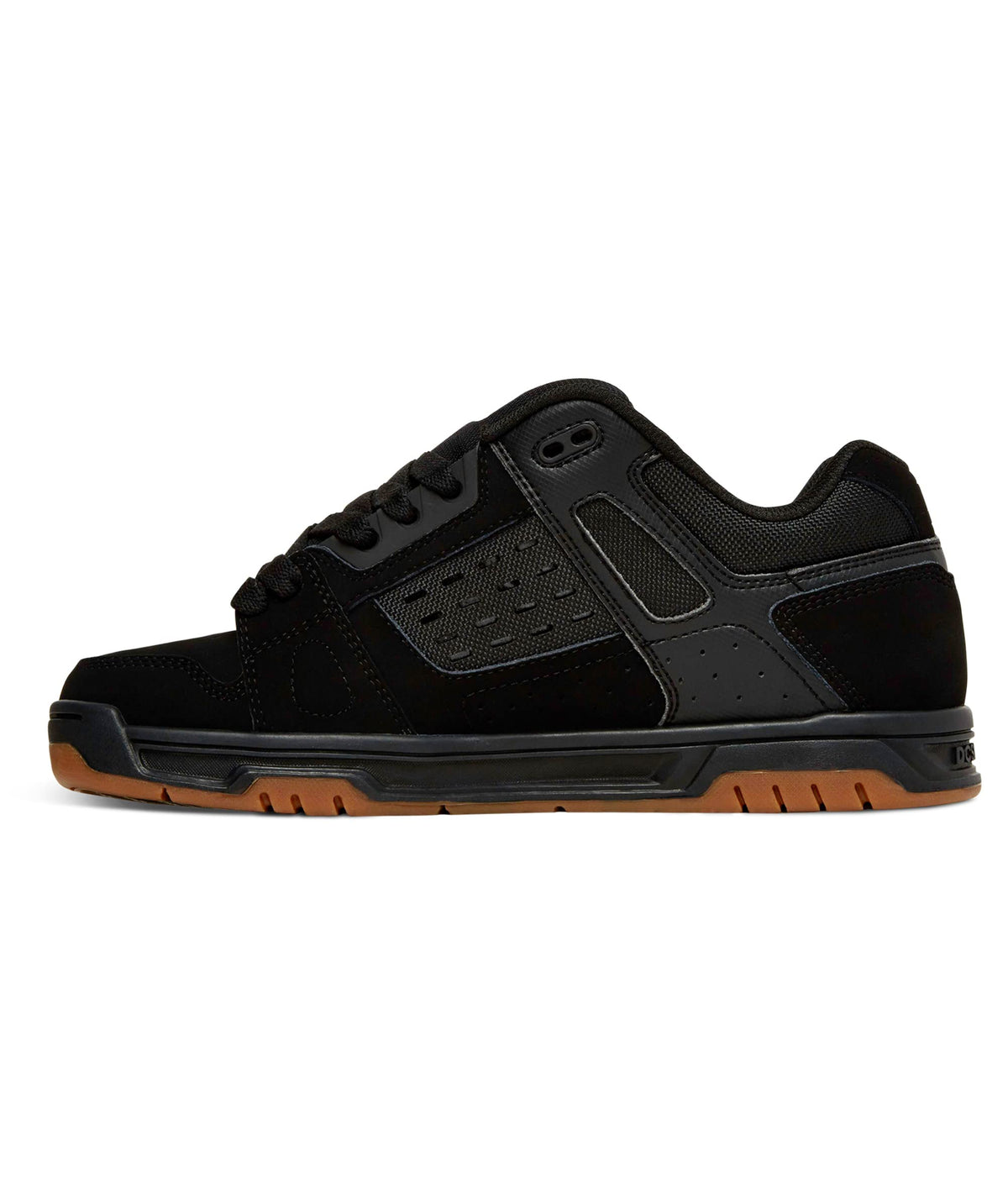DC Men's STAG Shoe, Black/Gum, 13 D US