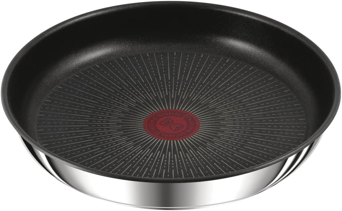 ティファール(T-fal) Tefal L97103 Frying Pan, 8.7 inches (22 cm), Compatible with Gas Fire, Ingenio Neo IH Stainless Steel, Unlimited Frying Pan, Non-Stick