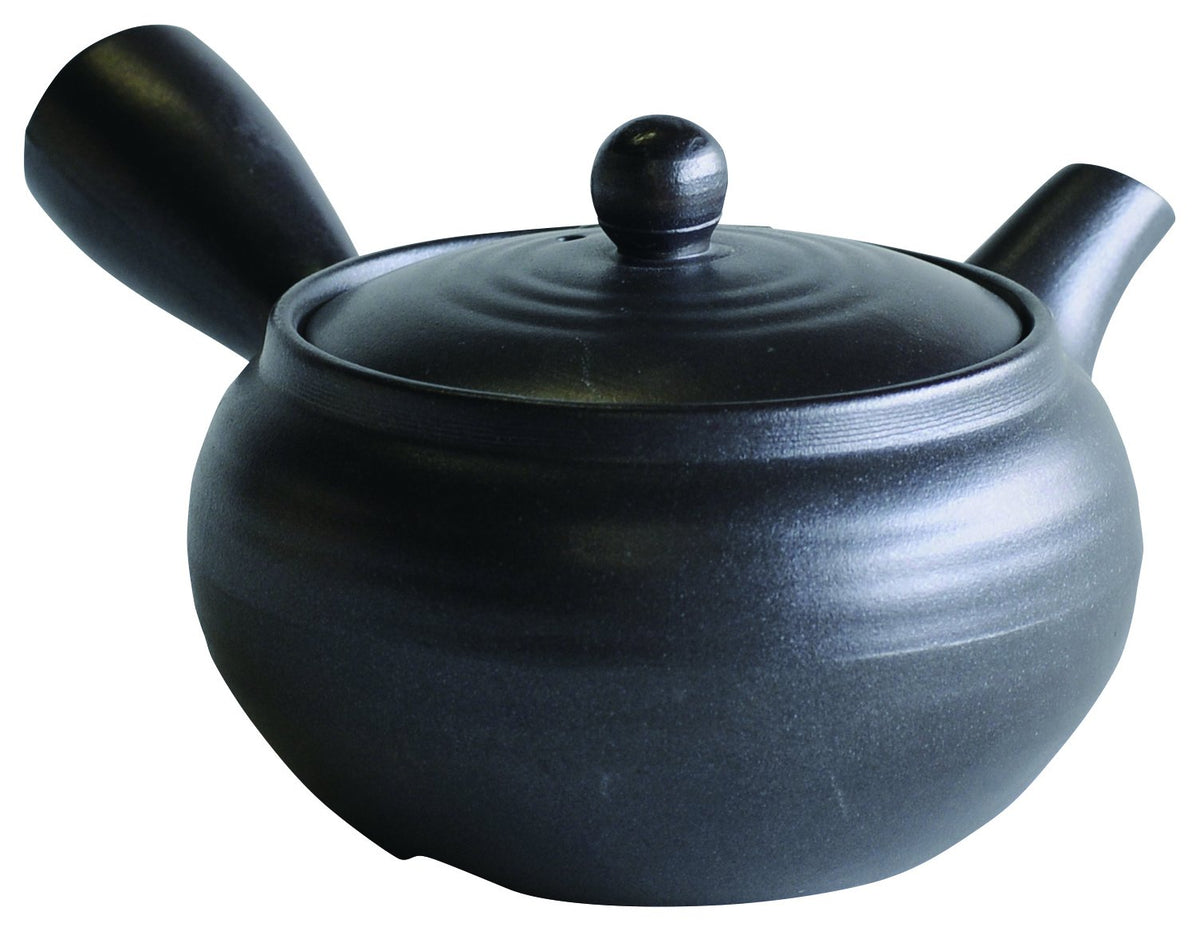 Banko Ware B7441 Flat Teapot No. 2 (Bottom Net), Yogan