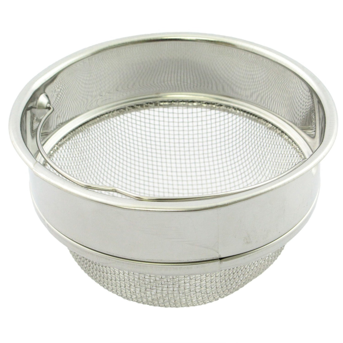 Drain Garbage Trap, Drain Basket, Shallow Type, 18-8 Stainless Steel, Made in Japan, φ5.3 x H3.0 inches (13.5 x 7.7 cm)