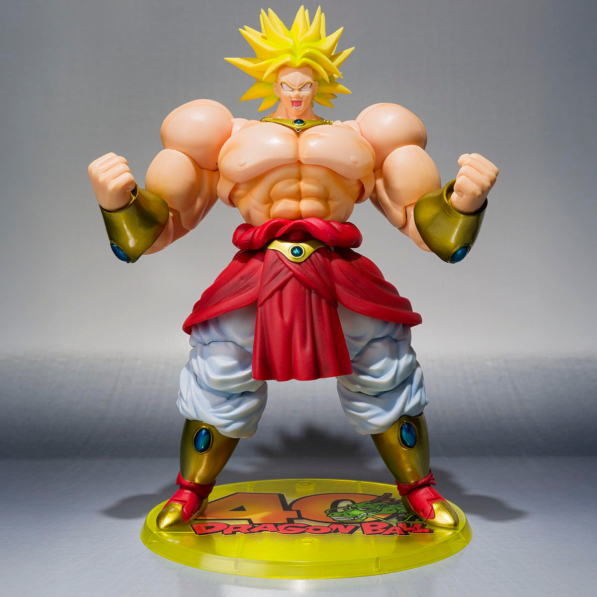 TAMASHII NATIONS Dragonball Z 7 Inch Action Figure S.H. Figuarts Exclusive - Broly 40th Anniversary Reissue Edition