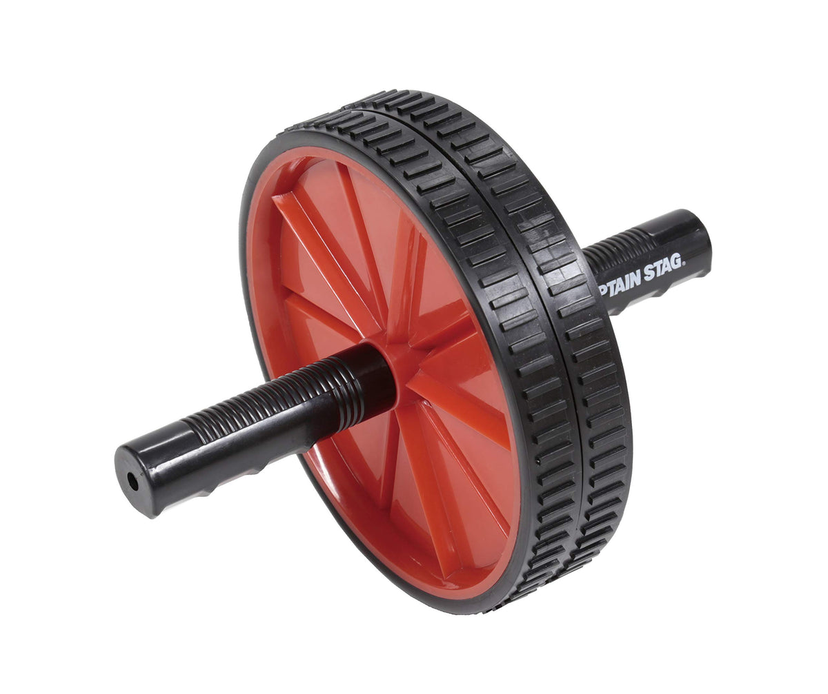 Captain Stag UR-858 Vit Fit Muscle Training, Exercise, Fitness, Abdominal Roller, Single Size, Black/Red
