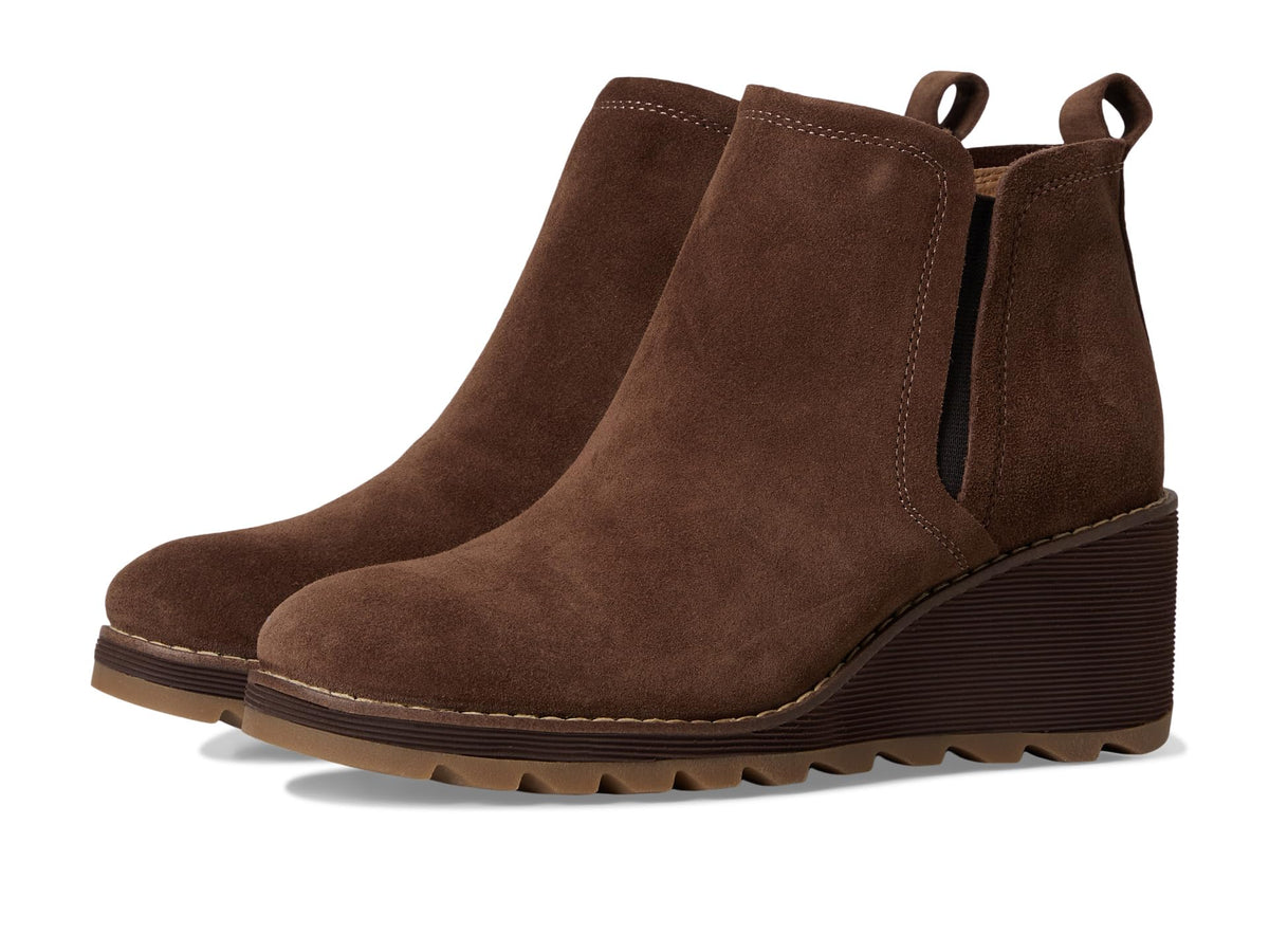 Sofft Womens Emma Rich Brown Suede 8 Medium