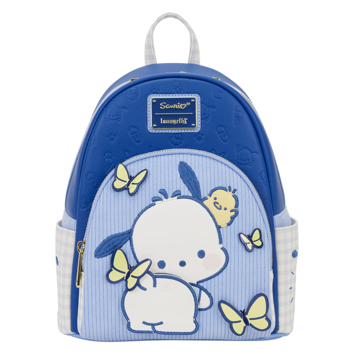 Loungefly Sanrio Pochacco Gingham Mini Backpack