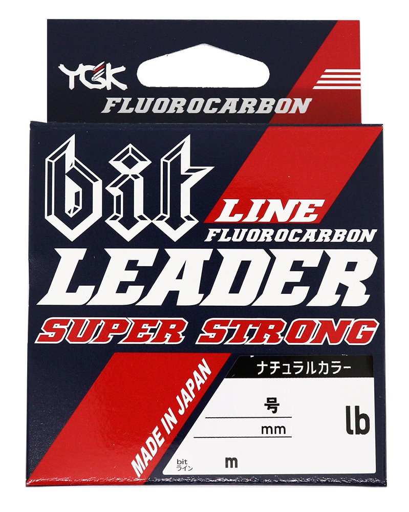X-Braid Shock Leader, Bit Leader, Super Strong, Fluorocarbon 65.6 ft (20 m), No. 12, 40 lbs, Natural