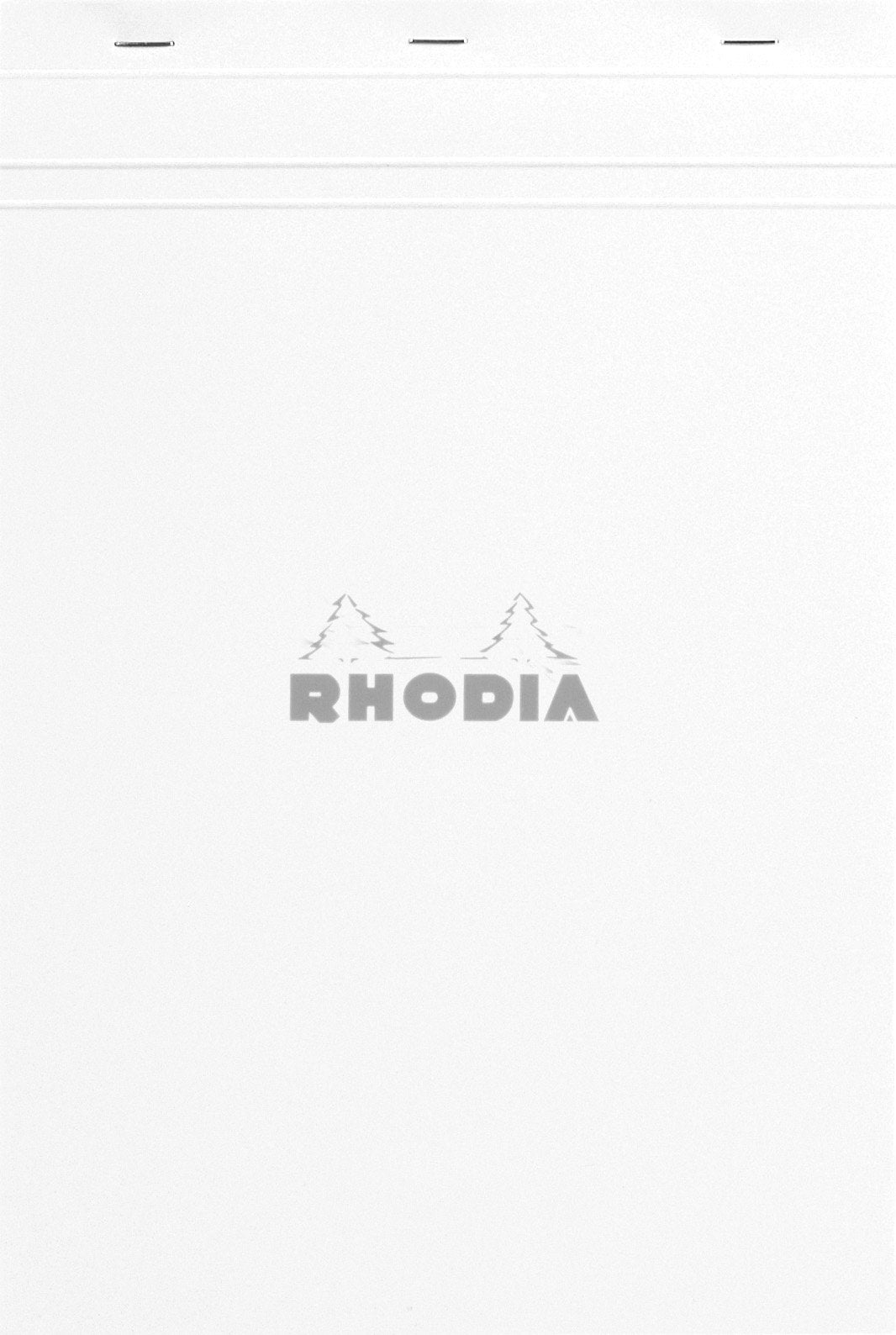 Rhodia cf19201 Notepad, No. 19 (A4+), 80 Sheets, Square Ruled, Water Repellent Cover, Perforated, PEFC Certified, Block Rodia No.19 (8.3 x 11.7 inches (21 x 29.7 cm), White