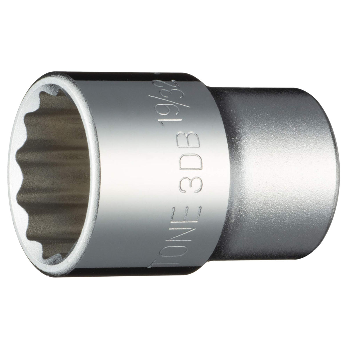 TONE SAE Size 12 Point 3/8" Drive Sockets (3DB-19)