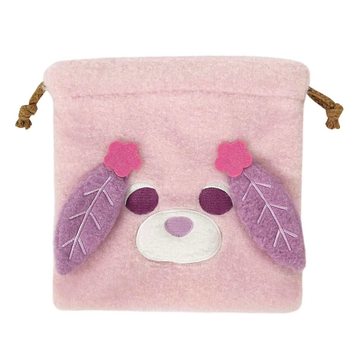 K Company OC-FK-HN Face Drawstring Bag (Fluffy Series)