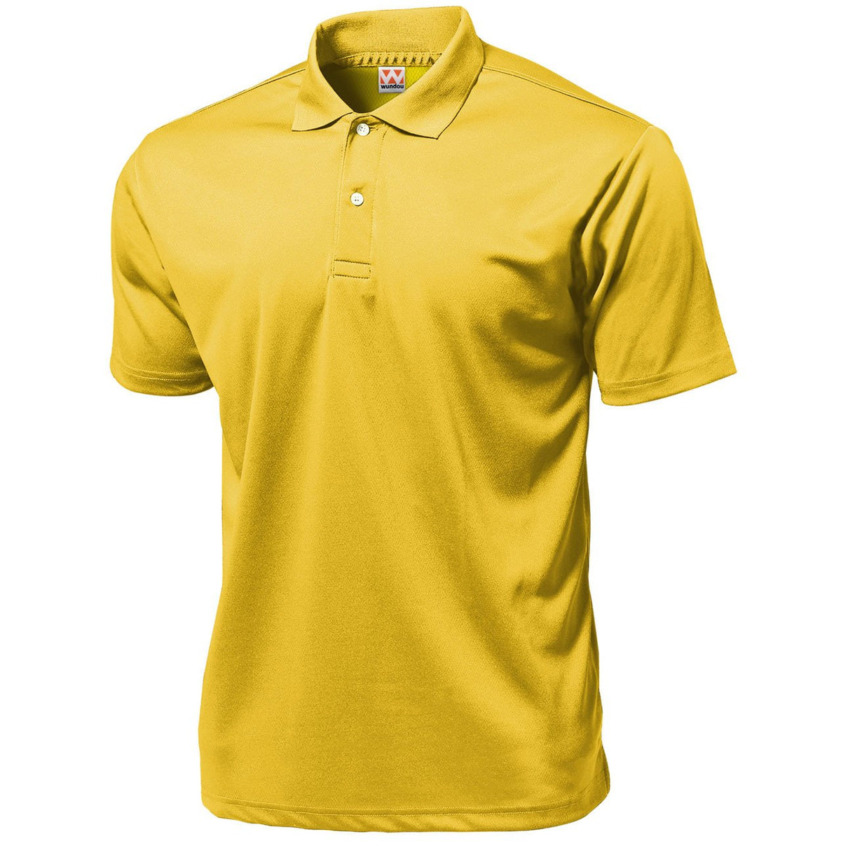 Wundou Men's Sports Dry Light Polo-Shirts P335?S?Yellow
