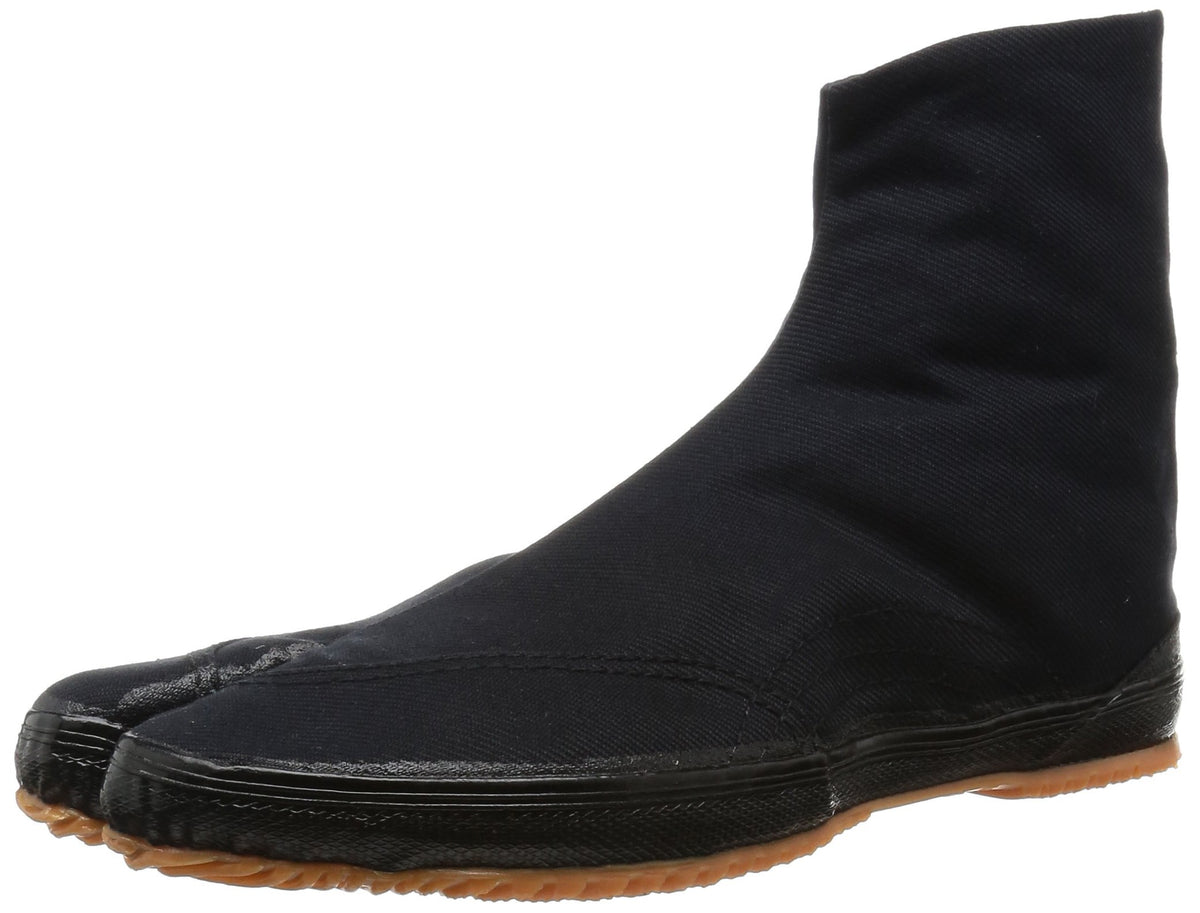 Marugo Kaisoku Japanese Tabi Shoes Black with 5 Clips