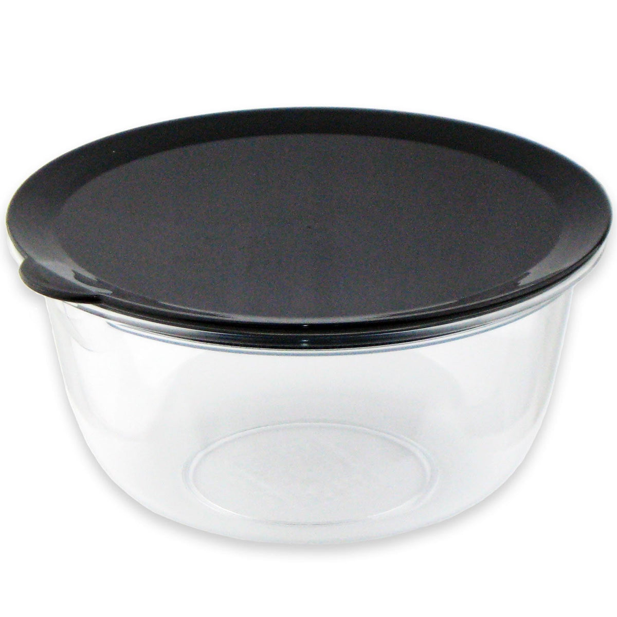Nagao Tsubamesanjo High Heat Resistant Bowl 8.3 inches (21 cm), Lid Included, TPX Resin, Made in Japan, Black