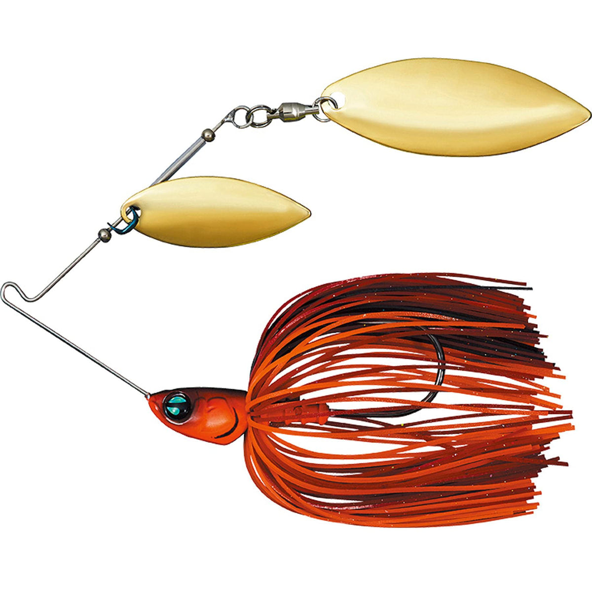 Daiwa Bass Steez Spinner Bait, Spark Red, 5/8 oz DW