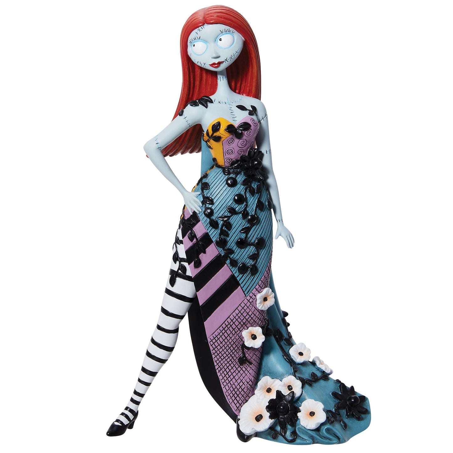 Enesco Disney Showcase The Nightmare Before Christmas Sally in Gown Botanical Figurine, 7.28 Inch, Multicolor