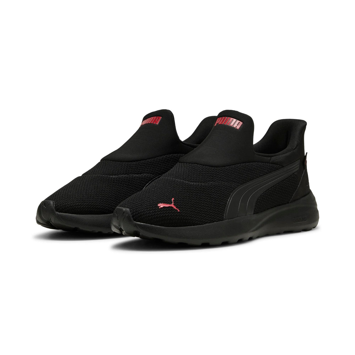 PUMA(プーマ) Men's Sneakers, 25 Fall/Winter Colors Puma Black-Puma Red (01), 23.5 cm
