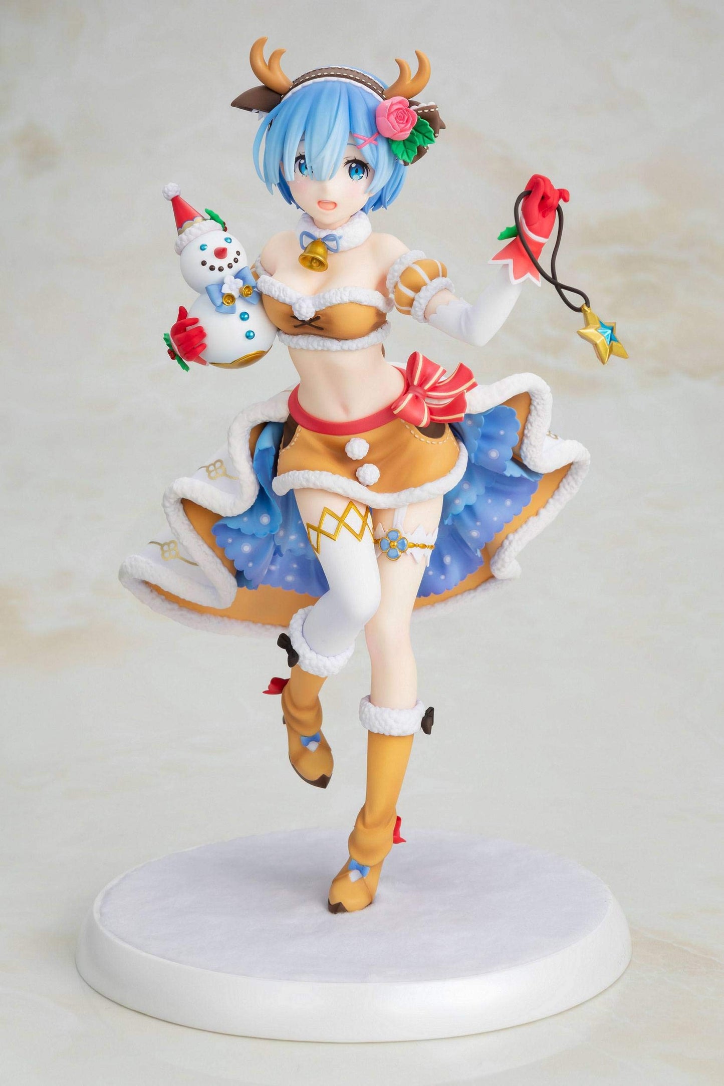 Kadokawa Re:Zero - Starting Life in Another World: Rem (Christmas Maid Version) 1:7 Scale PVC Figure, Multicolor