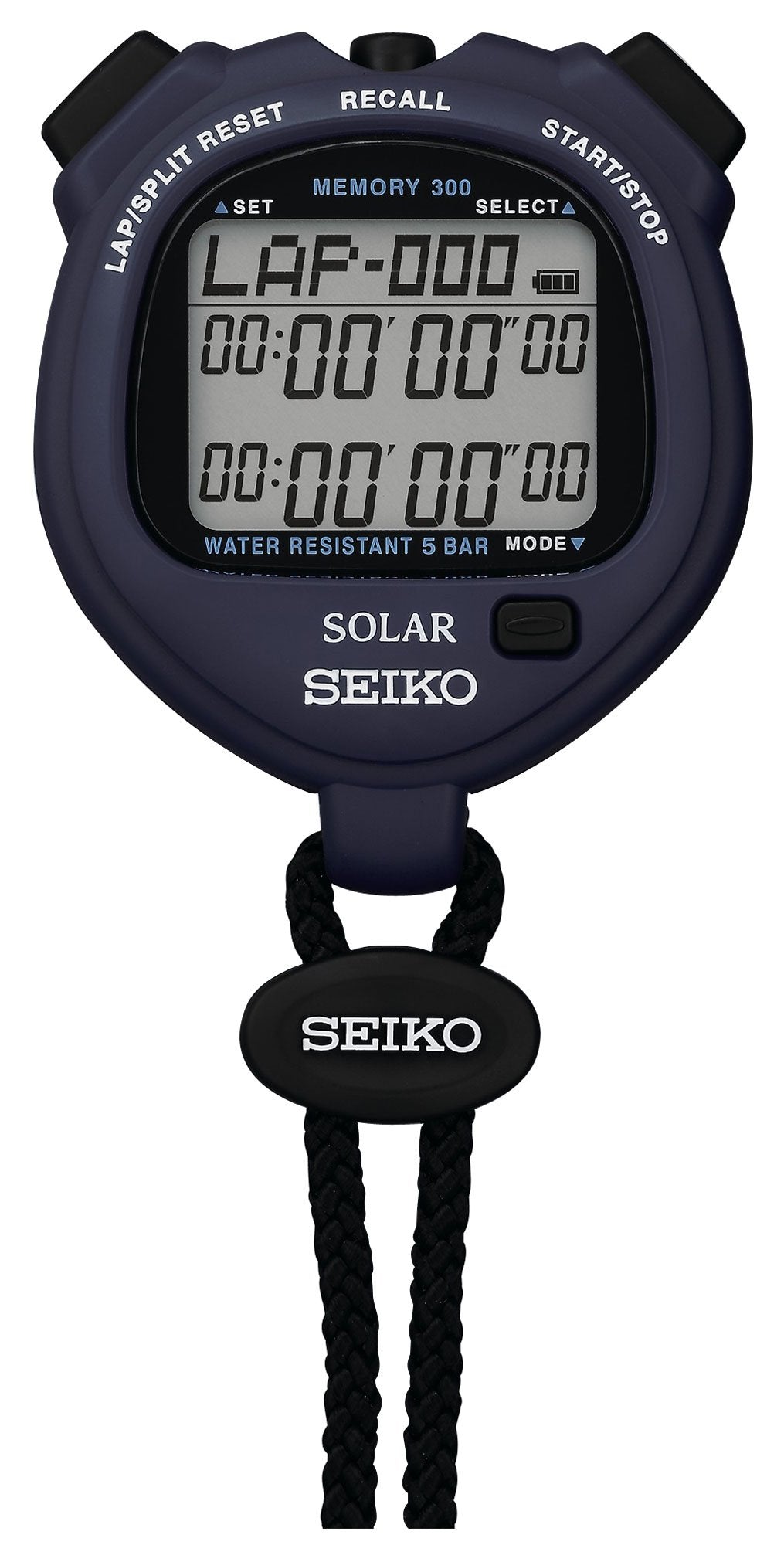 SEIKO STANDARD SOLAR STOP WATCH SVAJ005 (Japan Import)