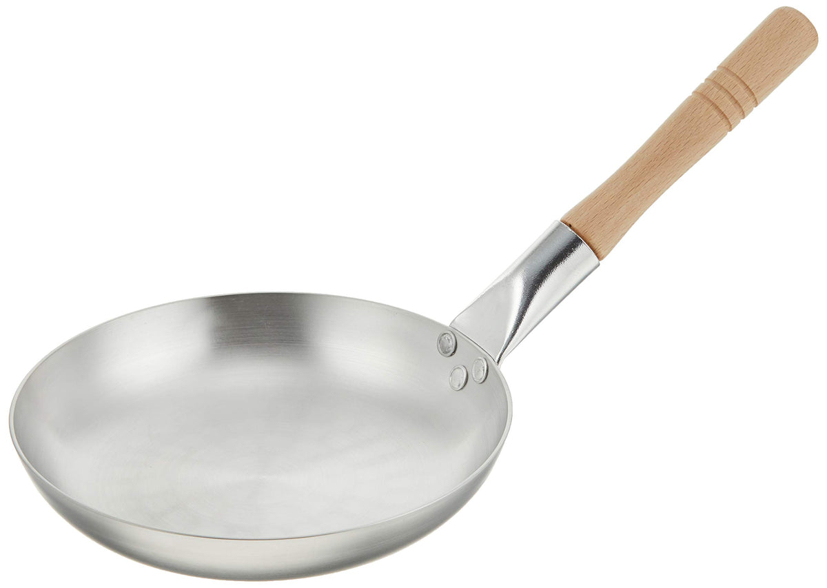 アカオアルミ株式会社 Akao Aluminum DON Parent-child Pot Deep Horizontal 6.5 inches (16.5 cm) Aluminum, Handle (Natural Wood) Japan AOY14001