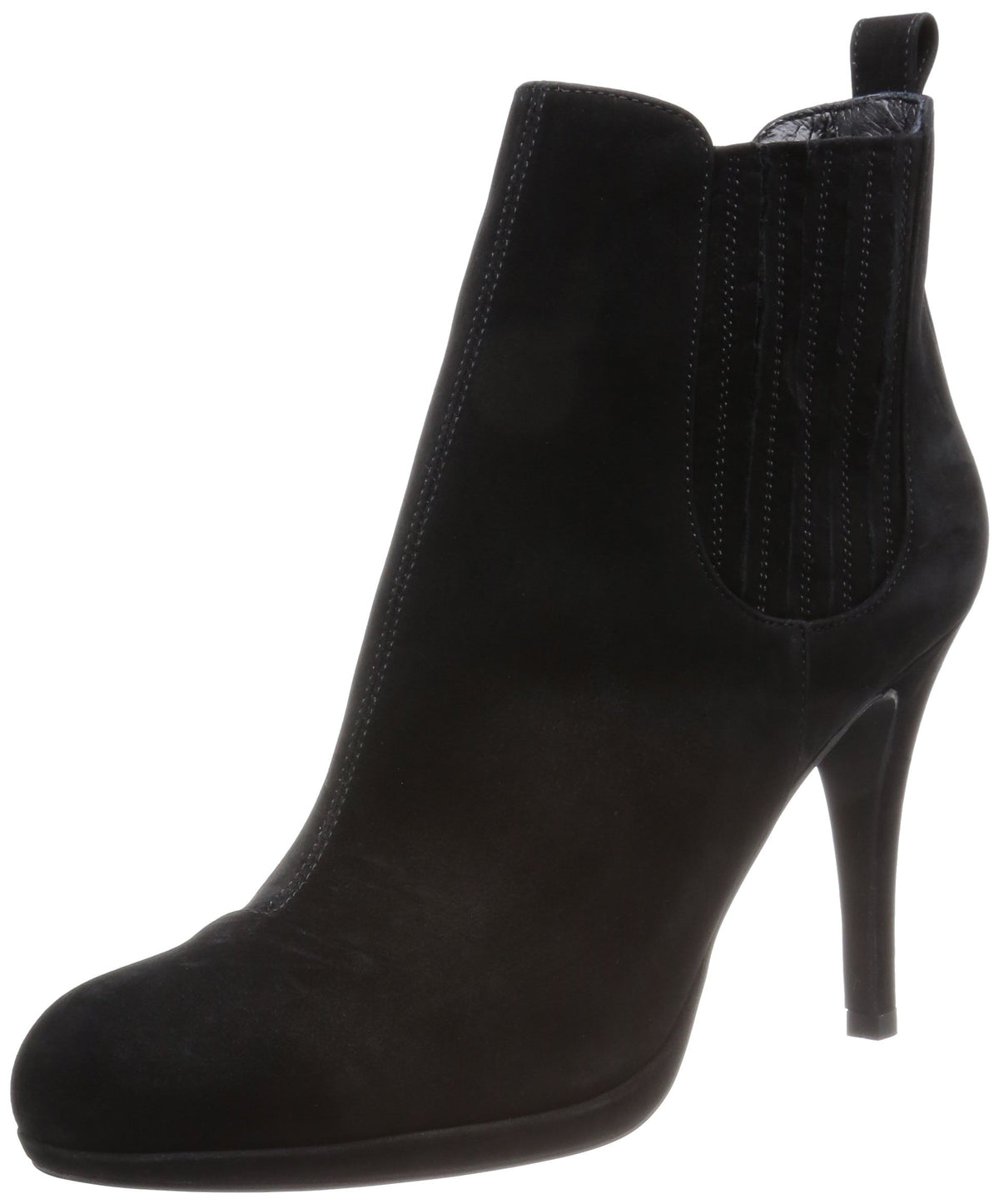 SEVEN TWELVE THIRTY(セヴントゥエルヴサーティー) Women's Side Gore, Black Suede, 24.5 cm