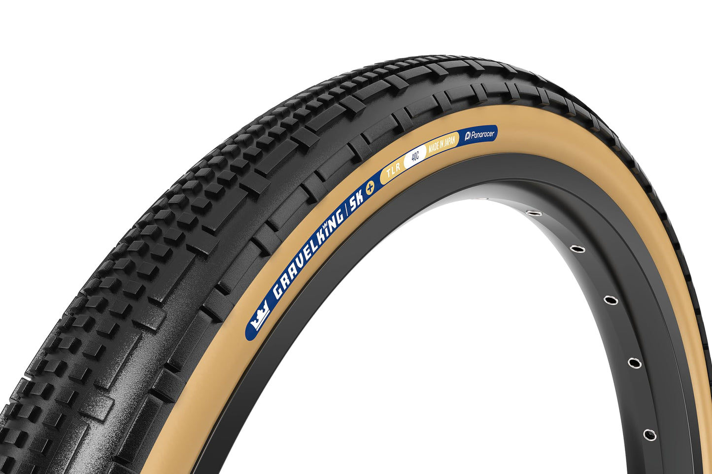 Panaracer F735-GKSK-P-D2 Gravel King SK Plus (2nd Generation) 700 x 35C Tubeless Ready, Black/Brown