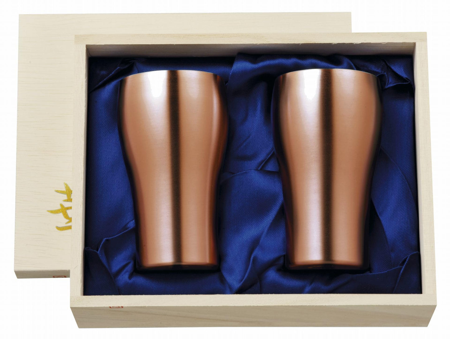 田辺金具(Tanabekingu) Tanabe Hardware Hana Tumbler Set of 2, 7.8 fl oz (200 ml), Copper Mirror