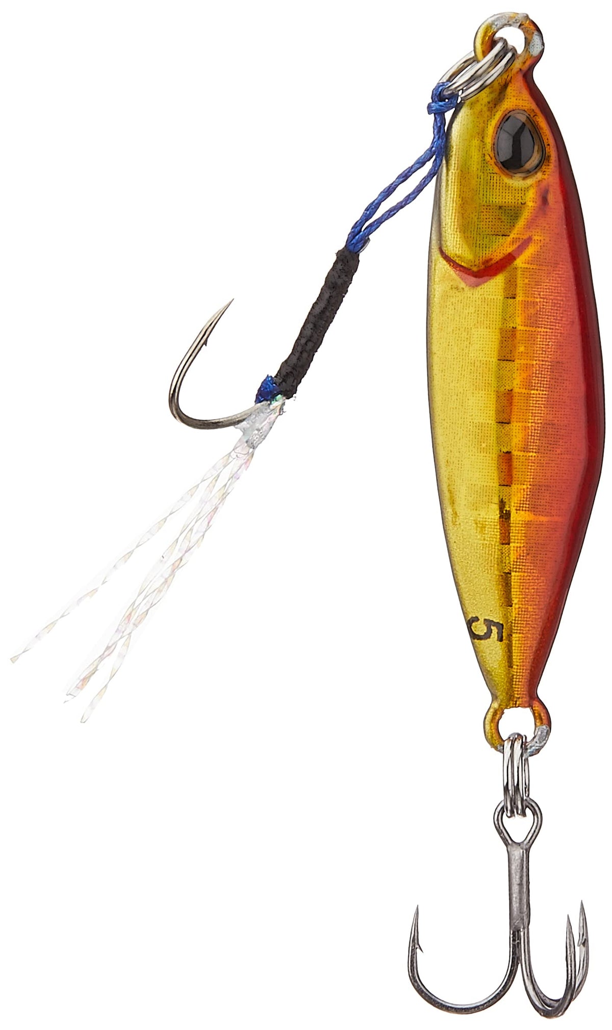 Duo PHA0026 Metal Jig Tetra Jig, 1.5 inches (37 mm), 0.2 oz (5 g), Red Gold Lure