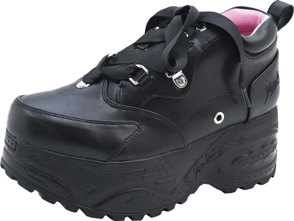 Yosuke 2810184 Women's Platform, Black, 24.0 cm