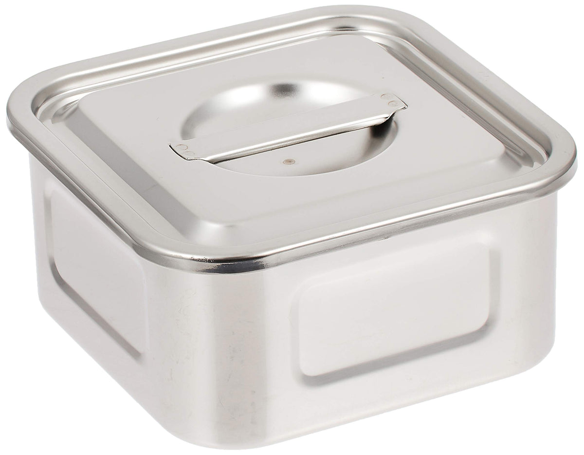 18-8 Shallow Square Kitchen Pot